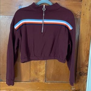 Wild Fable Cropped Half-Zip